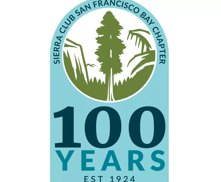 Sierra Club San Francisco Bay Chapter 100 Years EST 1924 logo