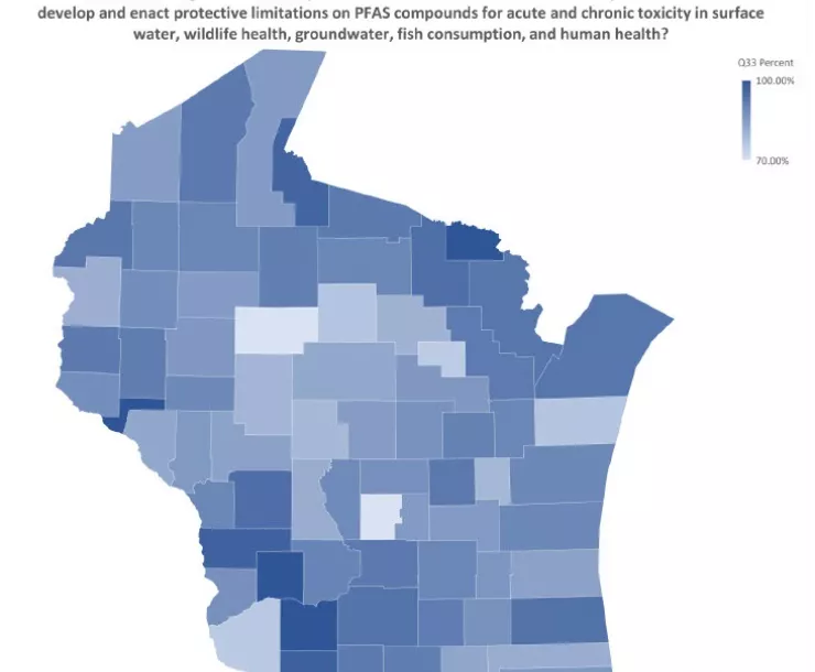 2024 Conservation Congress PFAS question results show overwhelming support of PFAS regulations 