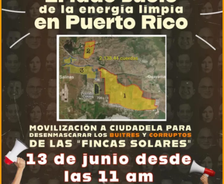 13 de junio desde las 11 am -- Movilizacion a Ciudadela Cara Desenmascarar los Buitres y Corruptos