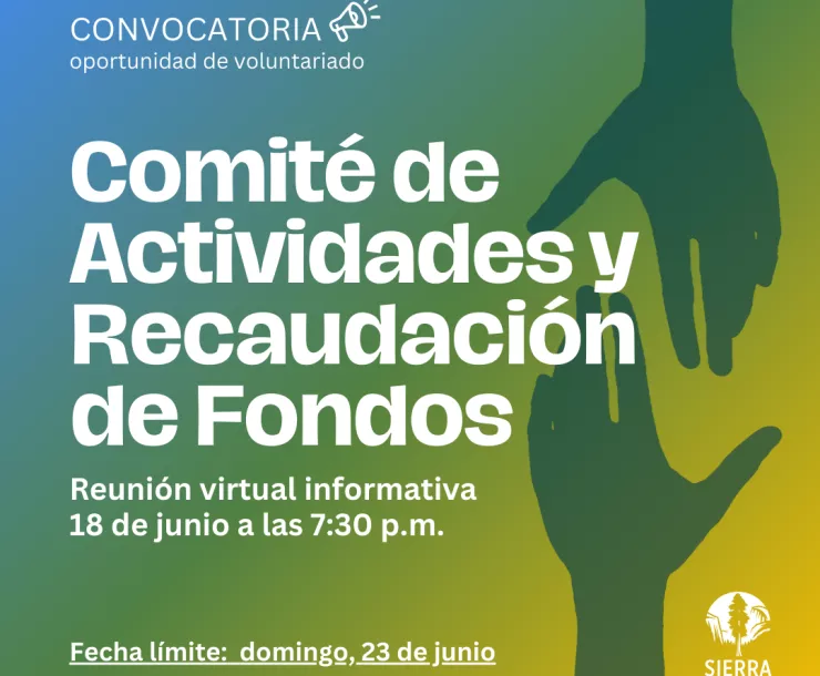 Convocatoria para el Comité de Actividades y Recaudación de Fondos