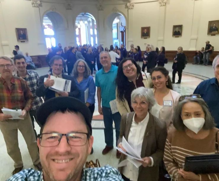 lobby team at texas capitol