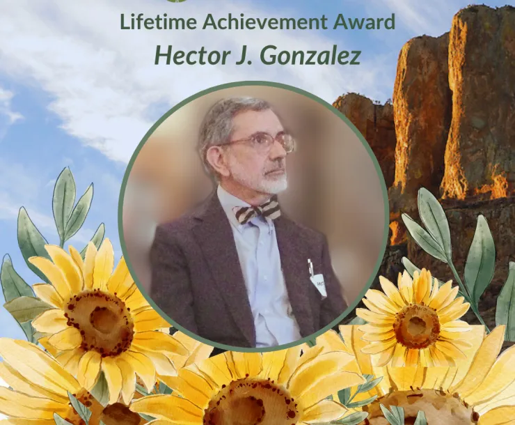 hector gonzales and sunflowers