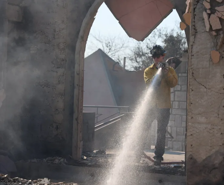 A Firefighter Responds to the Eaton Fire