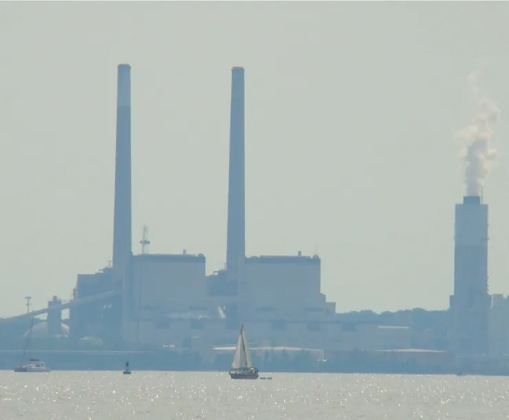 Brandon Shores Power Plant. 