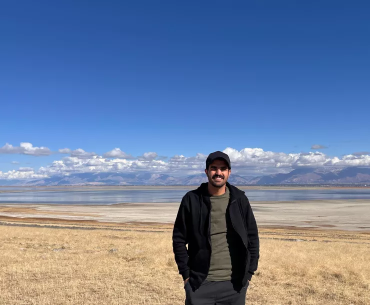 Osama Khalifat at Antelope Island