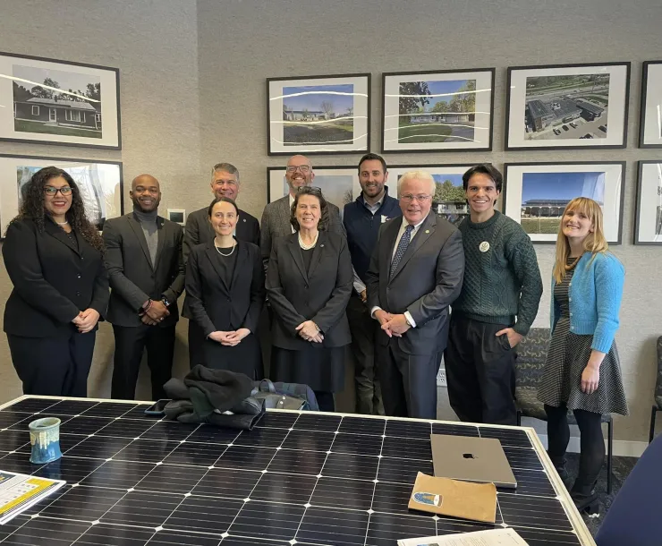Members of the Minnesota House Energy Committee joined a briefing about the benefits of automated permitting that will make rooftop solar easier and less costly