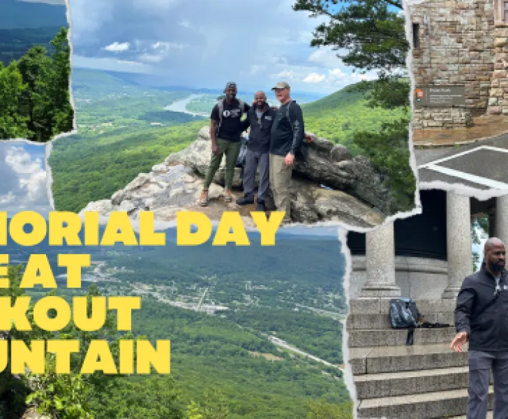 collage of lookout mountain outing