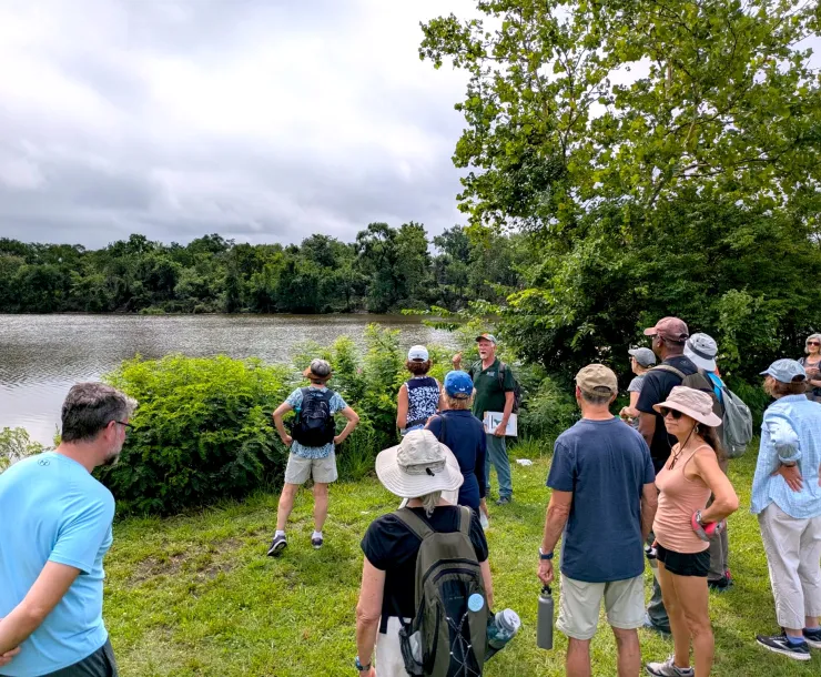 Sierra Club DC volunteers at a RFK site hike.