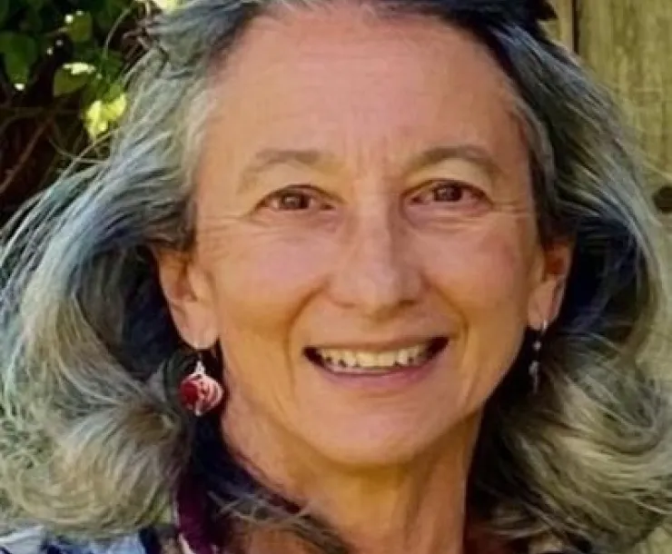 Peggy da Silva, smiling