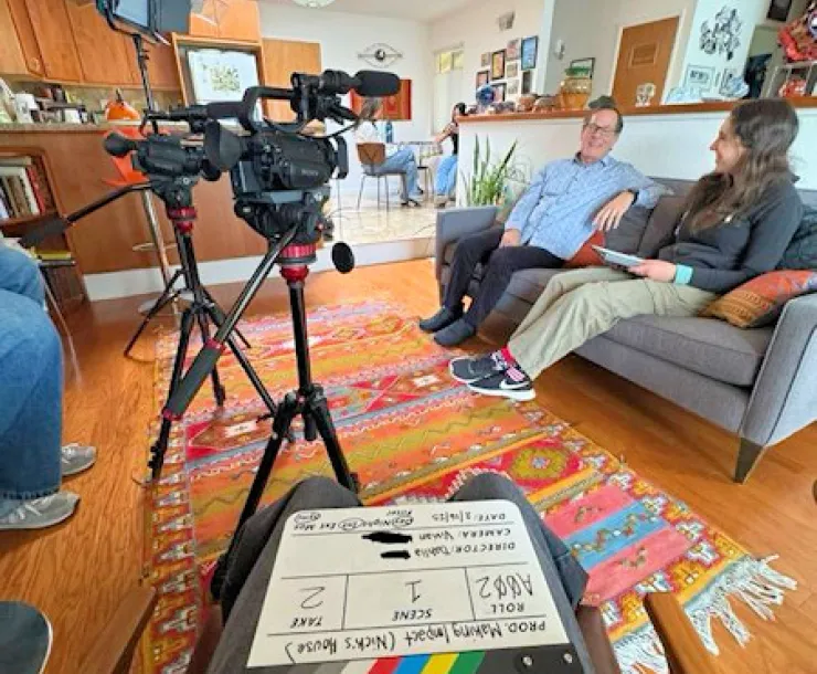 On the set of BeTheExample Documentary