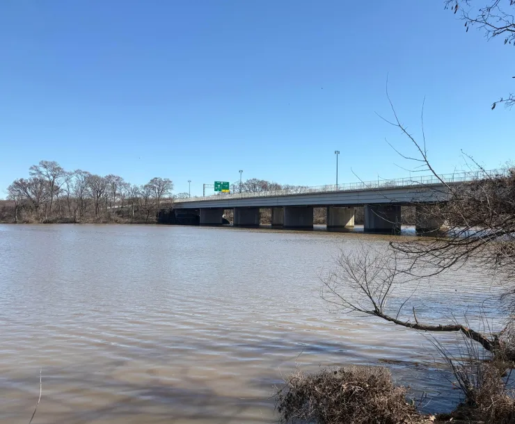 Anacostia River at RFK site.
