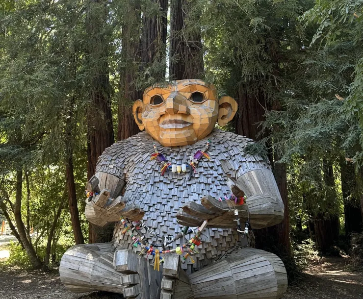 Picture of Dambo Troll at Filoli Garden