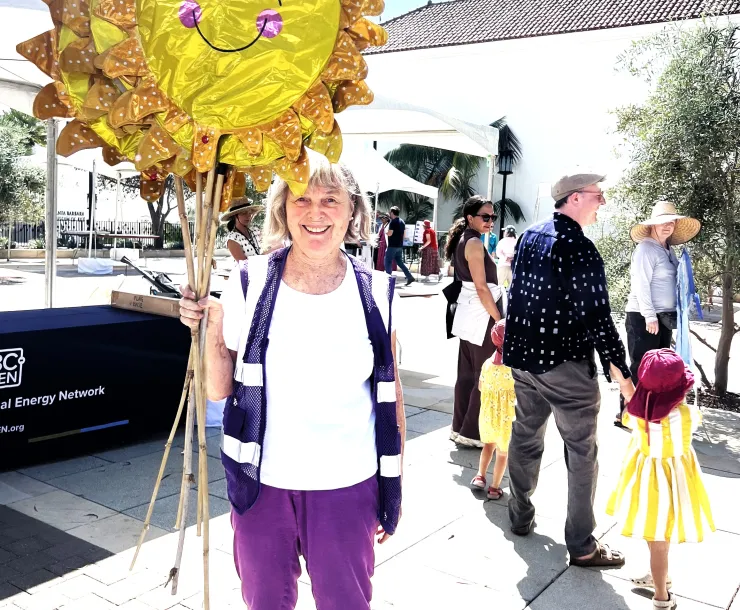 Pam Bury at Sun Day