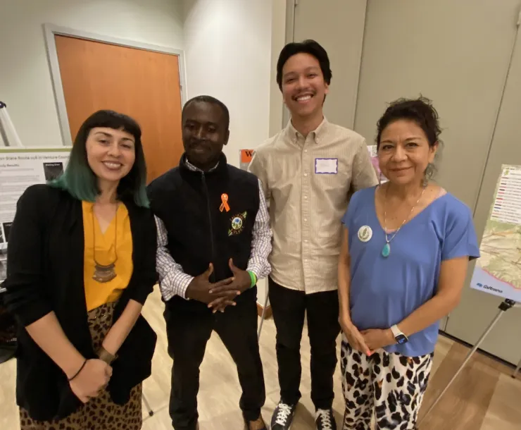 Caltrans Speakers and Juanita Chavez