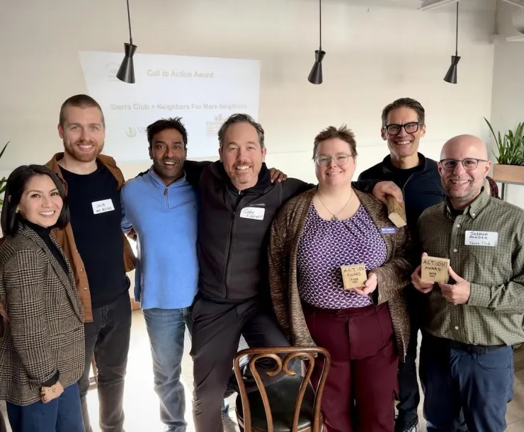 Sustainable Developer Collaborative co-founders with Action Award recipients Neighbors for More Neighbors and Sierra Club