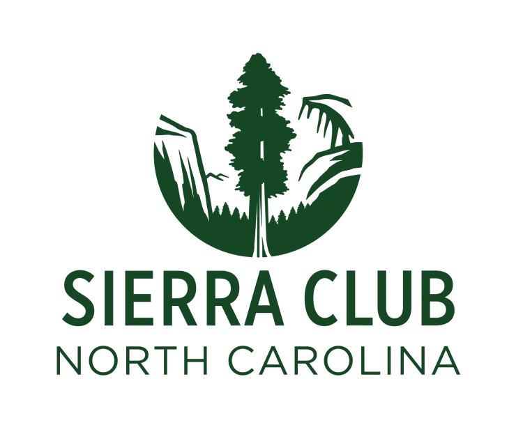 The NC Sierra Club logo is shown in dark green