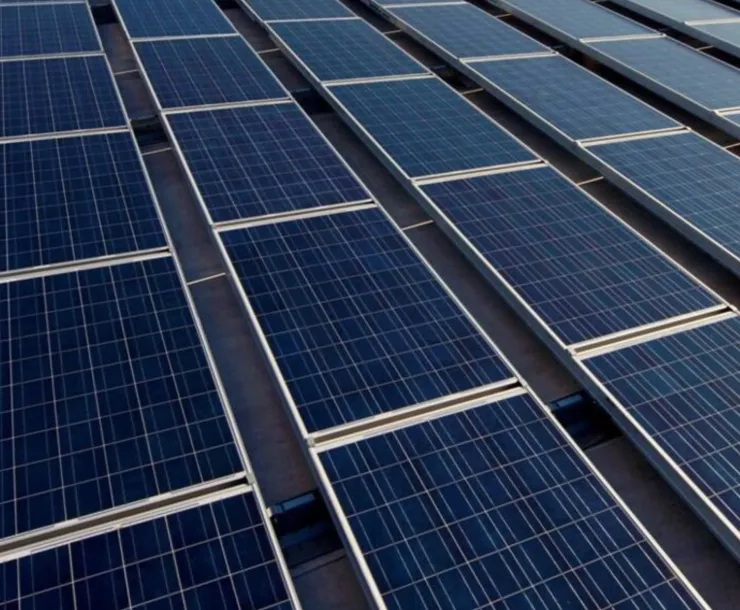 Solar panels.