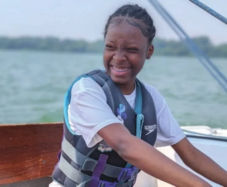 Having fun sailing. Photo credit: Mary Blitzer