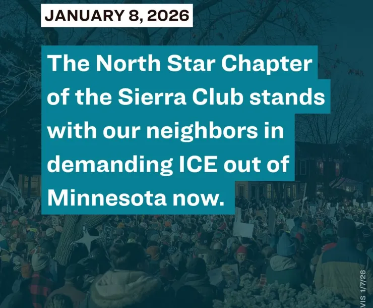The North Star Chapter demans ICE out of Minnesota now.
