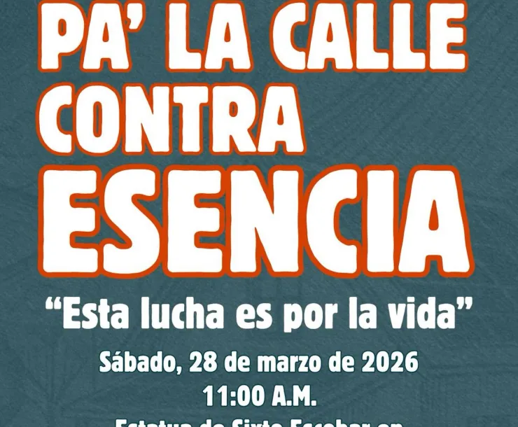 Imagen destacando la informacion del evento con fondo verde