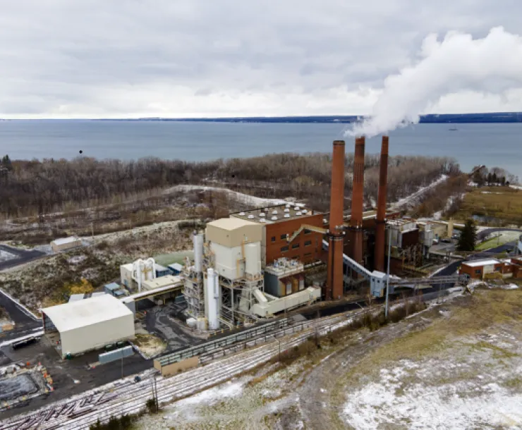 This cryptomine is operated by Greenridge Generation in upstate New York.