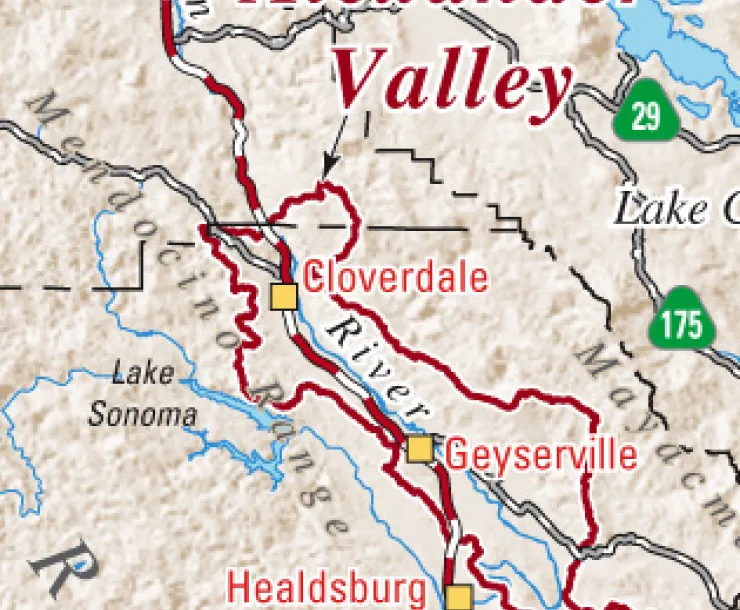 Alexander Valley geographical area