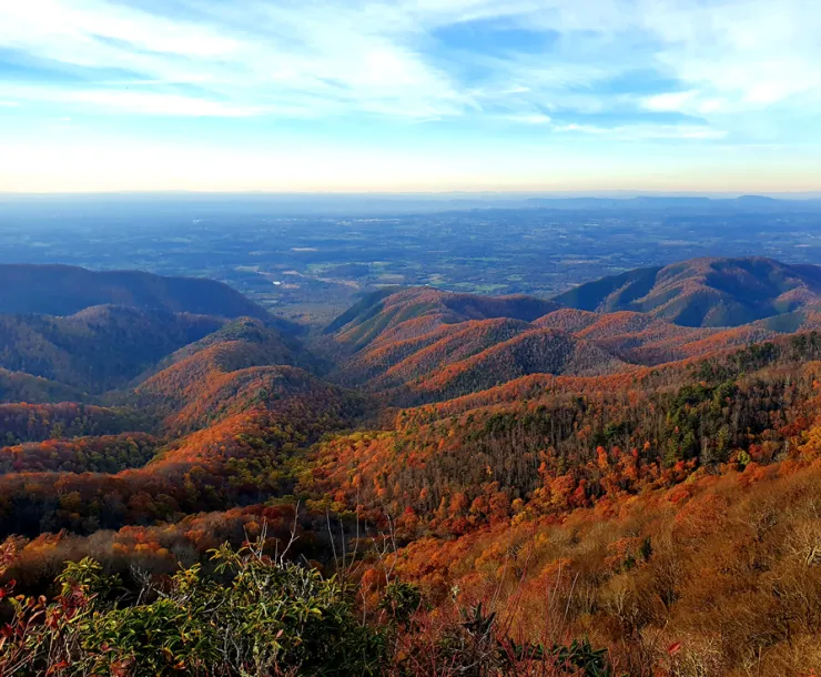 A view from one of the Sierra Club's recent outings.