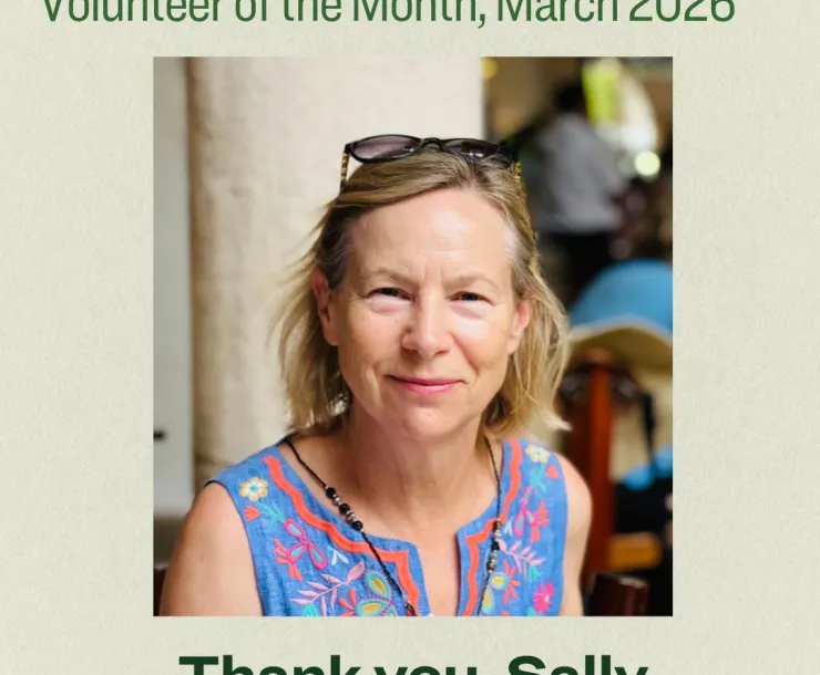 Sally Schiller March Volunteer of the Month