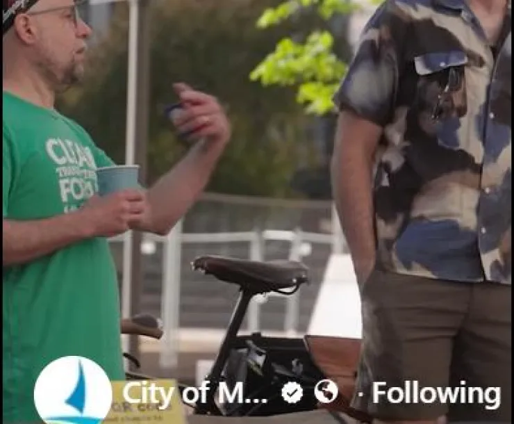 ierra Club Senior Program Manager Joshua Houdek discusses transportation policy with BikeMN Communications Manager Erik Noonan in this Bike to Work Day social media video.
