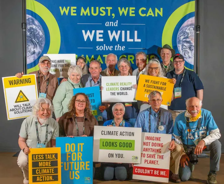 Sierra Club members at Climate Reality training 