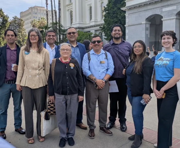 A pic of me and Sierra Club members from across CA joining Power In Nature Coalition Advocacy Day May 20, 2026 to support 30x30 Legislation