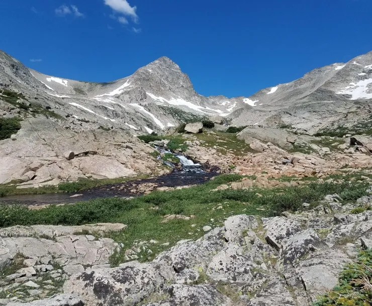 Blue Lake in the Indian Peaks Wilderness