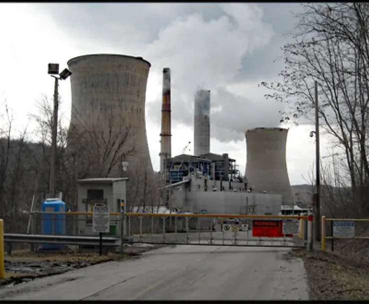Fort Martin Coal Fired Power Plant near Morgantown, WV
