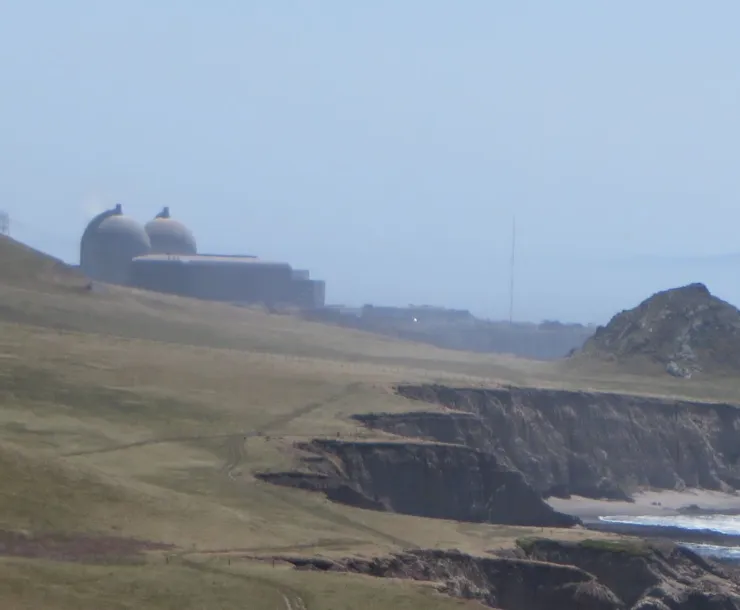 Photo of Diablo Canyon Nuclear Power Plant from a distance