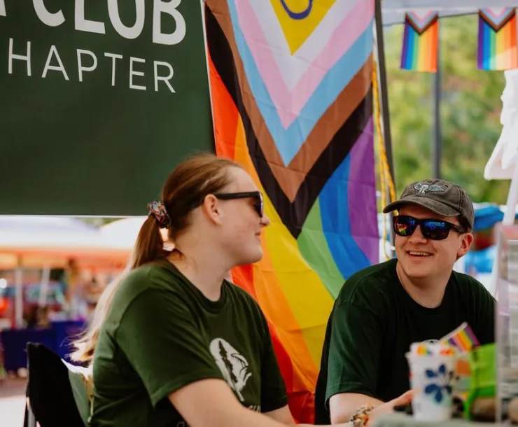 Staff and volunteers from the Hoosier Chapter tabled at River City Pride in Evansville, IN on June 6th.