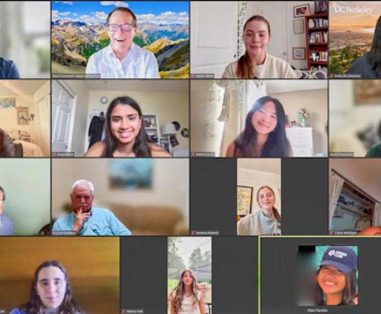 Napa Group's zoom meeting photo