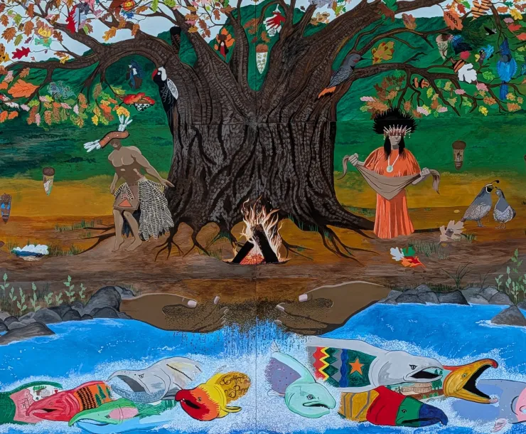 Windsor Town Wisdom Tree Mural