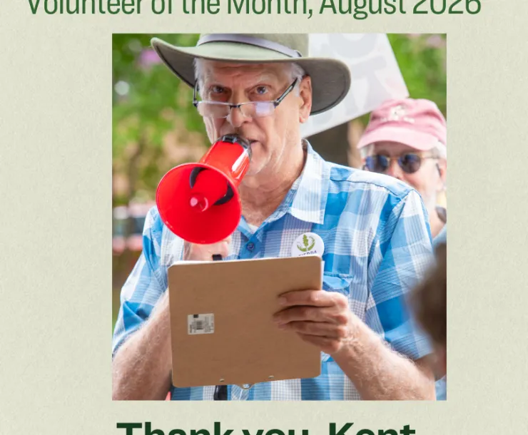 Volunteer of the Month, Kent Minault