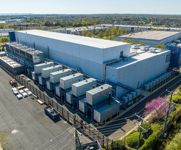 Loudoun County Data Center, photo by Hugh Kelly, PEC. Loudoun County’s data centers alone used over 1 billion gallons of water in 2023.