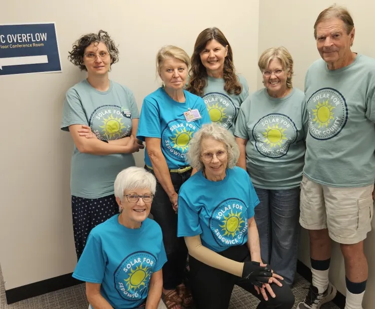 volunteers at Aug 5 Sedgwick County hearing
