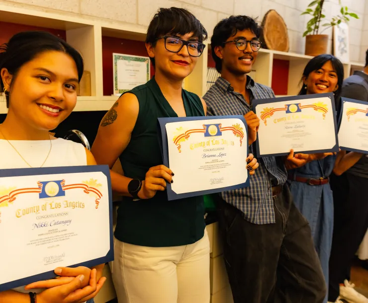 Activists graduating