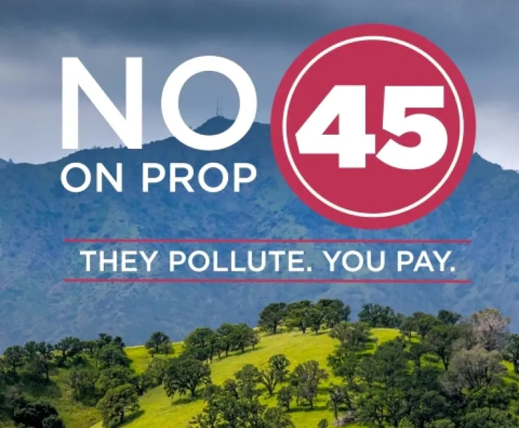 No on Prop 45 poster #2
