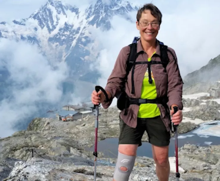 Alps hike 6 The author with Monte Rosa in the background small.jpg