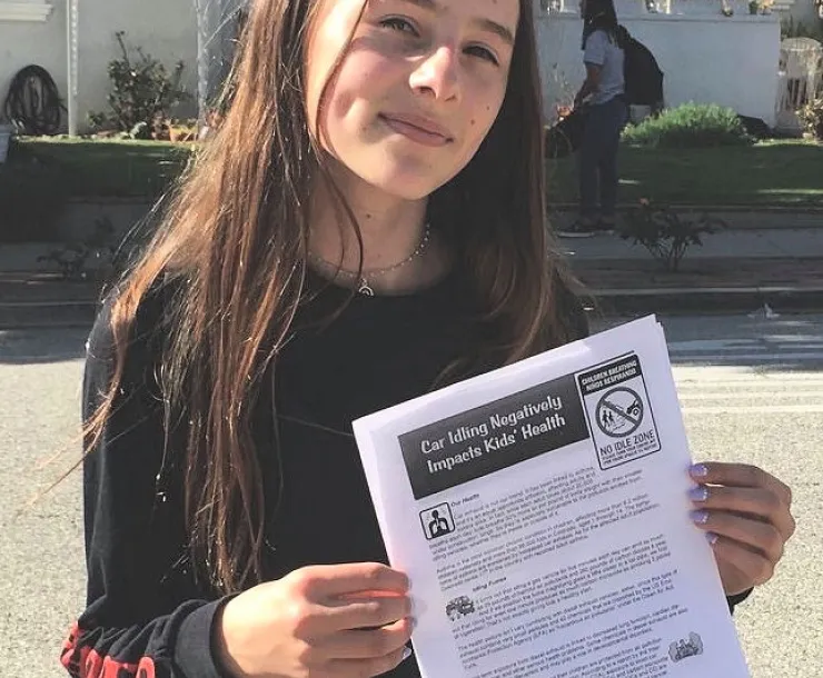 Amelia Blevins CROP with pledge photo by Gene Rubin (1).JPG