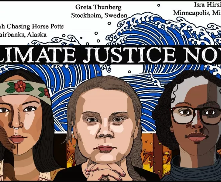 Climate Justice Now! (art by Nissa Tzun) Vince Reinhart  Flickr Cc.jpg