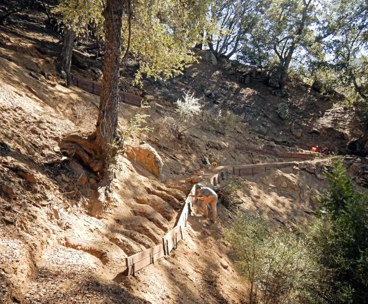 Devils Slide Work CROP on Sisquoc Trail San Rafael Wilderness by LPFA Trail Crew.JPG