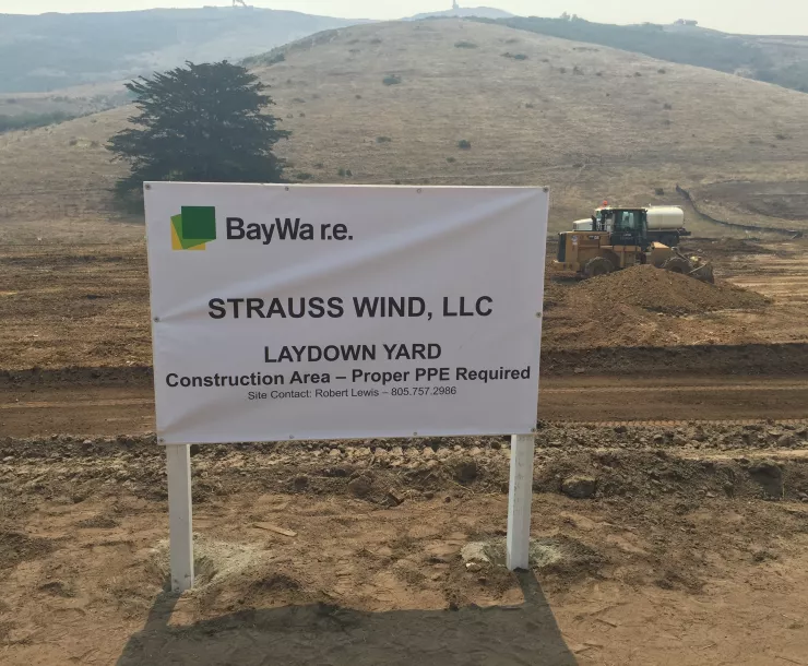 Strauss Windfarm breaks ground Photo by BayWar.e Wind.JPG