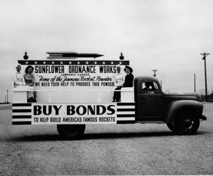 Sunflower Ordnance Buy Bonds Float.jpg