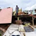 Damaged home