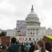 Climate strike rally in front of US Capitol